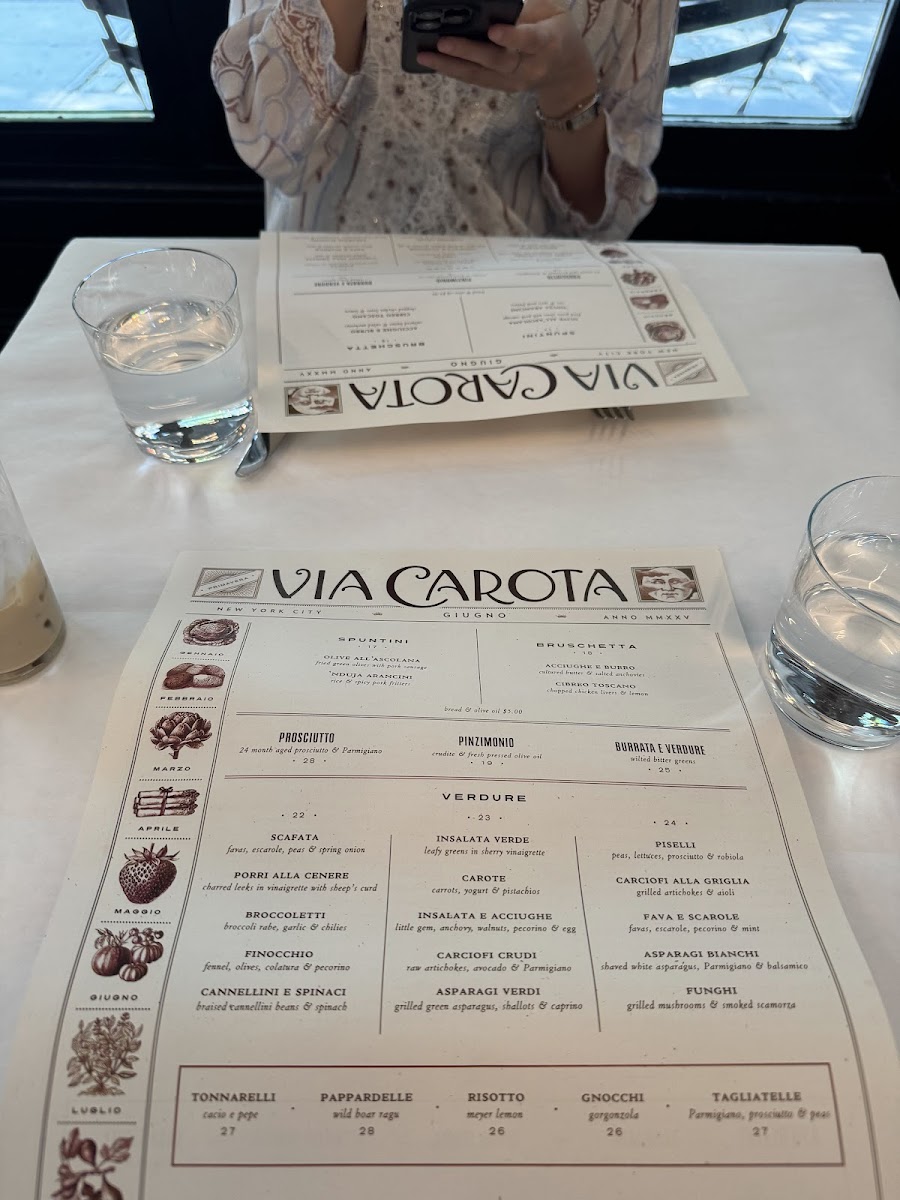 Via Carota Menu - Image 3